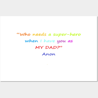 Funny quotes about Dad Posters and Art